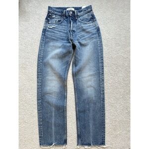 Moussy li howa Blue Straight Leg Jeans